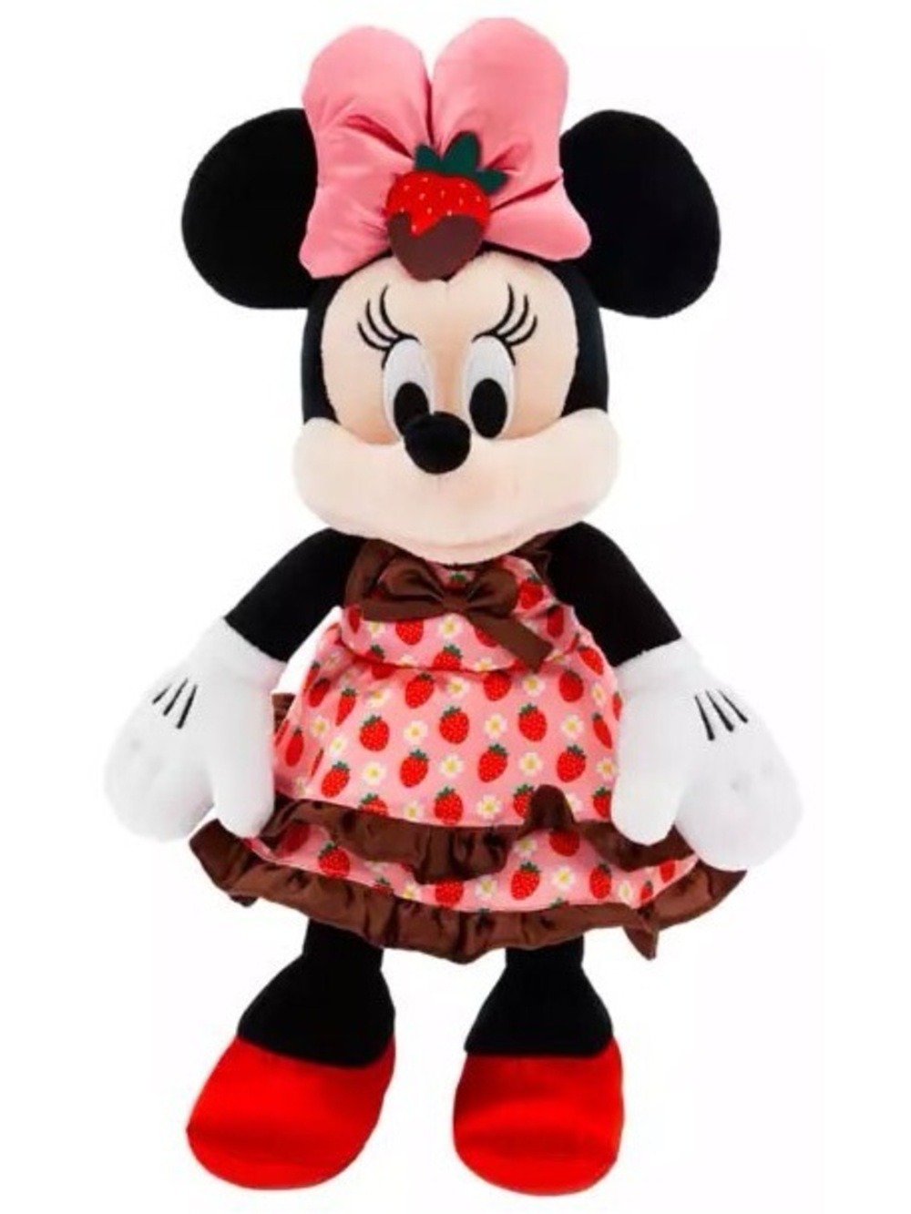 Disney Store | Valentines Day Chocolate Strawberry Edition Minnie Mouse Plush